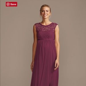 David’s Bridal bridesmaids dress